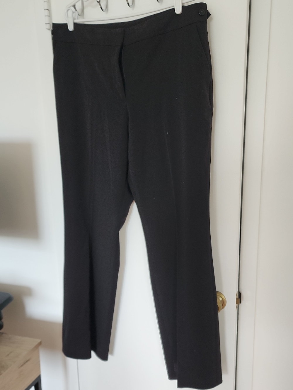 Anne Klein Black Womens Dress Pants Slacks